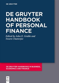 Bild vergrößern Bild: De Gruyter Handbook of Personal Finance - De Gruyter