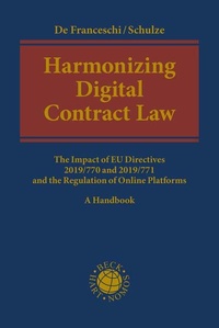 Abbildung von: Harmonizing Digital Contract Law - C.H.BECK