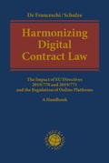 Cover: Harmonizing Digital Contract Law - C.H.BECK