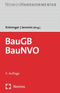 Abbildung von: Baugesetzbuch, Baunutzungsverordnung: BauGB, BauNVO - Nomos