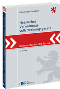 Abbildung von: Hessisches Verwaltungsvollstreckungsgesetz - Verlag Reckinger