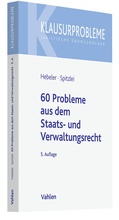 Cover: 60 Probleme aus dem Staats- und Verwaltungsrecht - Vahlen