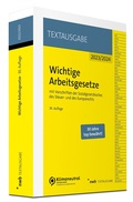 Cover: Wichtige Arbeitsgesetze - NWB