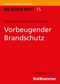 Abbildung von: Vorbeugender Brandschutz - Kohlhammer
