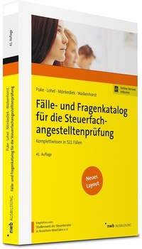 Abbildung von: Fälle- und Fragenkatalog für die Steuerfachangestelltenprüfung - NWB