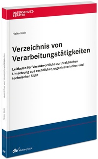 Abbildung von: Verzeichnis von Verarbeitungstätigkeiten - Fachmedien Recht und Wirtschaft