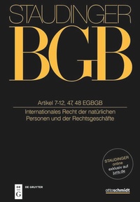 Bild: BGB: Kommentar zum B&uuml;rgerlichen Gesetzbuch mit Einf&uuml;hrungsgesetz und Nebengesetzen - Otto Schmidt/De Gruyter