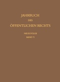 Abbildung von: Jahrbuch des öffentlichen Rechts der Gegenwart. Neue Folge - Band 71 - Mohr Siebeck