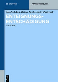Enlarge image Cover: Enteignungsentschädigung - De Gruyter