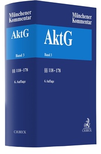 Abbildung von: Münchener Kommentar zum Aktiengesetz AktG - Band 3 - C.H.BECK