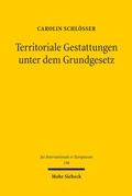 Cover: Territoriale Gestattungen unter dem Grundgesetz - Mohr Siebeck
