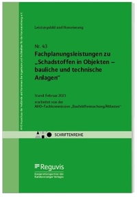 Abbildung von: Fachplanungsleistungen zu "Schadstoffen in Objekten - bauliche und technische Anlagen" Onlineversion - Reguvis Fachmedien