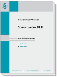 Abbildung von: Schuldrecht BT II - Hemmer-Wüst