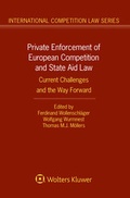 Cover: Private Enforcement of European Competition and State Aid Law - Kluwer Law International