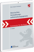 Abbildung von: Hessisches Verwaltungsvollstreckungsgesetz - Digital - Verlag Reckinger