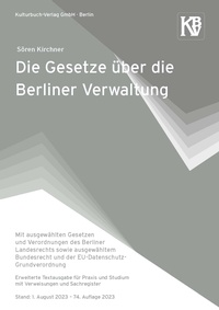 Abbildung von: Die Gesetze über die Berliner Verwaltung - Kulturbuch