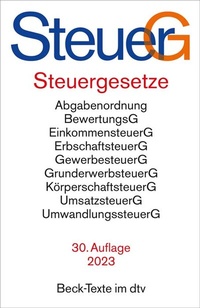 Abbildung von: Steuergesetze - dtv