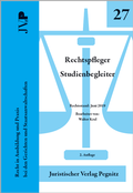 Cover: Rechtspfleger Studienbegleiter - Juristischer Verlag Pegnitz