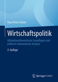 Abbildung von: Wirtschaftspolitik - Springer Gabler