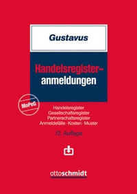 Enlarge image Cover: Handelsregisteranmeldungen - Otto Schmidt Verlag