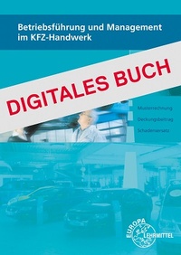 Abbildung von: Betriebsführung und Management im KFZ-Handwerk - Europa-Lehrmittel