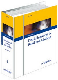 Abbildung von: Disziplinarrecht in Bund und Ländern - Grundwerk ohne Fortsetzungsbezug - R. v. Decker