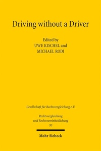 Enlarge image Cover: Driving without a Driver - Mohr Siebeck