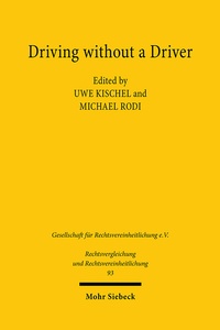 Abbildung von: Driving without a Driver - Mohr Siebeck