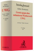 Cover: Gesetz gegen den unlauteren Wettbewerb: UWG - C.H.BECK