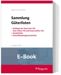Abbildung von: Sammlung Güterlisten - Ausgabe 2023  - Reguvis Fachmedien