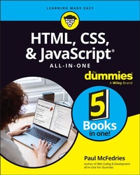 Enlarge image Cover: HTML, CSS, & JavaScript All-in-One For Dummies - Wiley