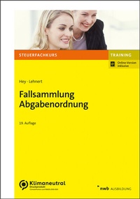 Abbildung von: Fallsammlung Abgabenordnung - NWB