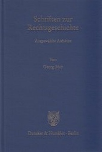 Enlarge image Cover: Schriften zur Rechtsgeschichte - Duncker & Humblot