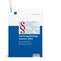 Abbildung von: Aushangpflichtige Gesetze 2023 - WEKA