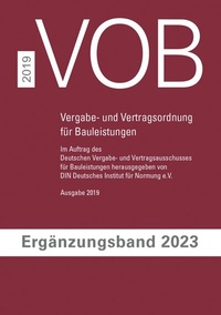 Abbildung von: VOB Vergabe- und Vertragsordnung für Bauleistungen - DIN Media