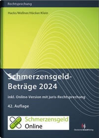 Bild vergrößern Bild: SchmerzensgeldBeträge 2024 - Deutscher Anwaltverlag