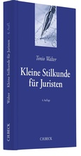 Cover: Kleine Stilkunde f&uuml;r Juristen - C.H.BECK
