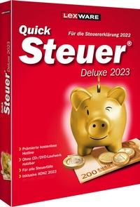 Abbildung von: QuickSteuer Deluxe 2023 - Haufe-Lexware