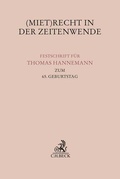 Abbildung von: (Miet)Recht in der Zeitenwende - C.H.BECK