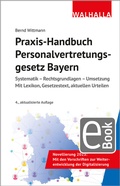 Abbildung von: Praxis-Handbuch Personalvertretungsgesetz Bayern - Walhalla