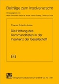 Abbildung von: Die Haftung des Kommanditisten in der Insolvenz der Gesellschaft - RWS