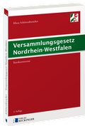 Abbildung von: Versammlungsgesetz Nordrhein-Westfalen - Verlag Reckinger