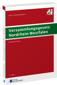 Abbildung von: Versammlungsgesetz Nordrhein-Westfalen - Verlag Reckinger