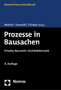 Enlarge image Cover: Prozesse in Bausachen - Nomos