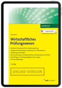 Abbildung von: Wirtschaftliches Prüfungswesen - NWB