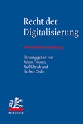 Cover: Recht der Digitalisierung - Mohr Siebeck