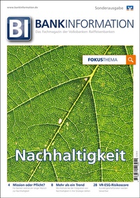 Abbildung von: BankInformation - Fokus-Thema: Nachhaltigkeit - DG Nexolution