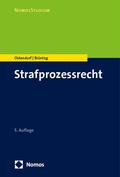 Cover: Strafprozessrecht - Nomos