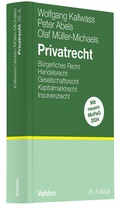Cover: Privatrecht - Vahlen