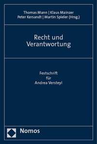 Abbildung von: Recht und Verantwortung - Nomos